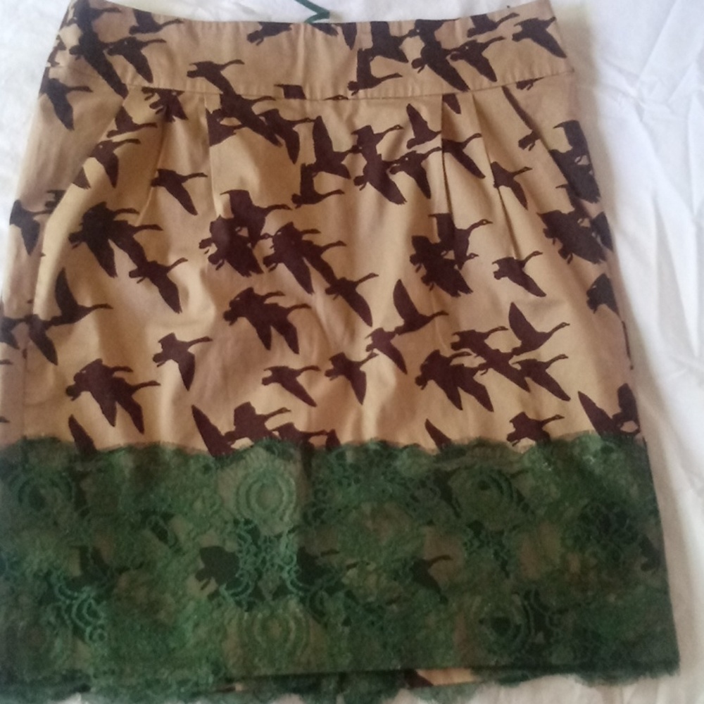 Leifsdottir Anthropolige sunset migration skirt 12